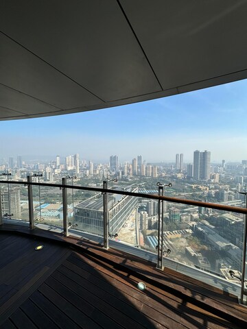 Balcony in 5 BHK Apartment at Lodha World One, Worli – for Rent