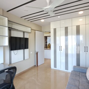 Building Lobby in 3 BHK Apartment at Soham Crystal Spires, Chitalsar – for Rent