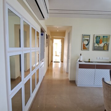 Balcony in 3 BHK Apartment at Soham Crystal Spires, Chitalsar – for Rent