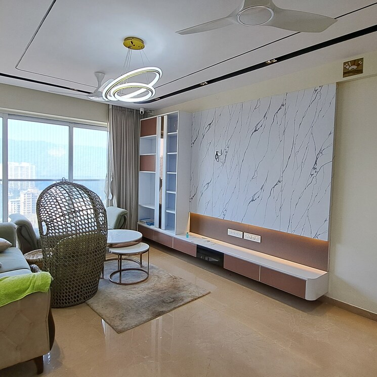 Living Room, soham-crystal-spires 3 Bedroom 1349 Sq.Ft. Apartment In Chitalsar Thane 8924560