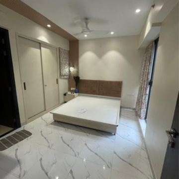 Bedroom in 2 BHK Apartment at Raymond Realty Phase II, Swastik Garden – for Rent