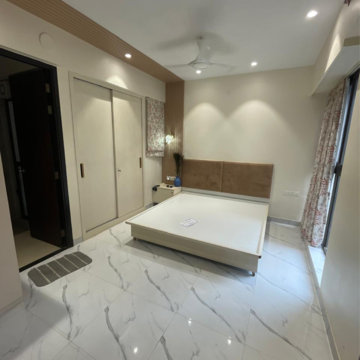 Bedroom in 2 BHK Apartment at Raymond Realty Phase II, Swastik Garden – for Rent