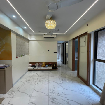 Bedroom in 2 BHK Apartment at Raymond Realty Phase II, Swastik Garden – for Rent