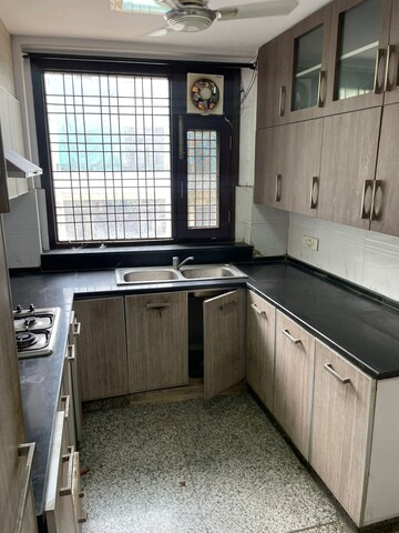 Kitchen in 3 BHK Builder Floor at Chittaranjan Park – for Rent