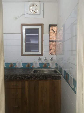 Kitchen in 1 BHK Builder Floor at Hari Nagar Ashram – for Rent