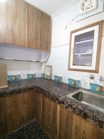 Kitchen in 1 BHK Builder Floor at Hari Nagar Ashram – for Rent
