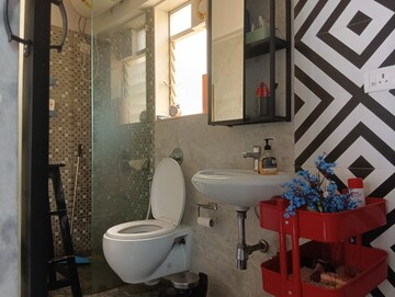Bathroom in 1 BHK Apartment at Vijay Apartment Kanchpada, Malad West – for Sale