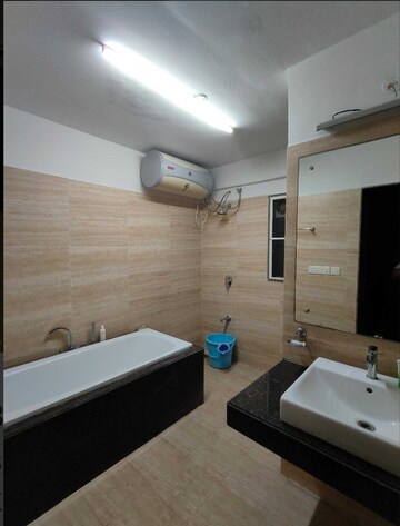 Attached Bathroom in 3 BHK Apartment at Lodha Meridian, Kukatpally – for Rent