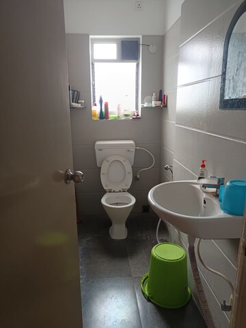 Attached Bathroom in 2 BHK Apartment at Ambey Aangan, New Town – for Sale