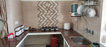 Kitchen in Studio Builder Floor at Lajpat Nagar I – for Rent