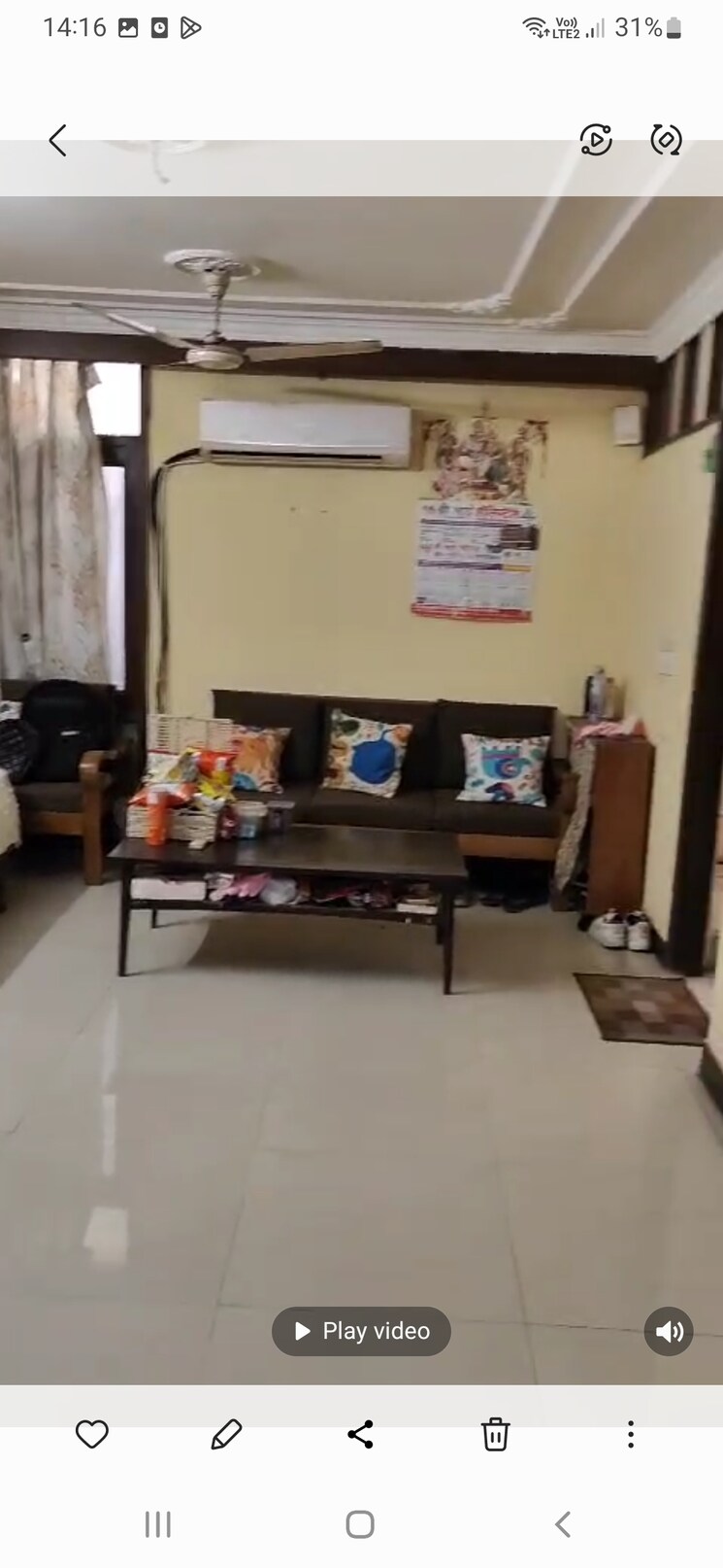 Bedroom, malviya nagar 2 Bedroom 900 Sq.Ft. Builder Floor In Malviya Nagar Delhi 8924704