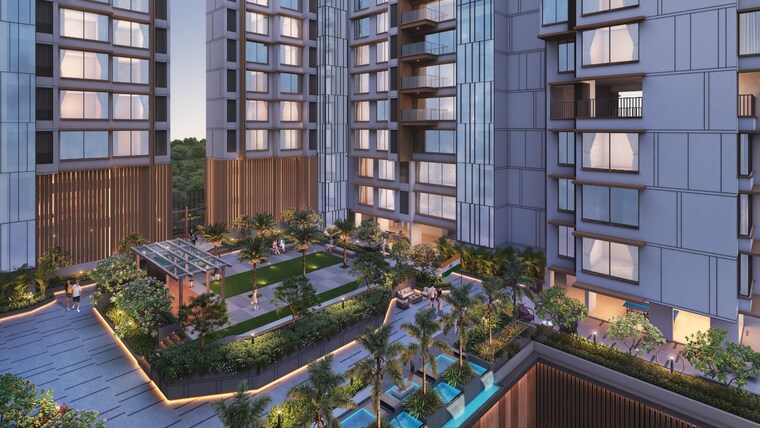 Exterior View, arkade-aura 3 Bedroom 1203 Sq.Ft. Apartment In Santacruz West Mumbai 8924847