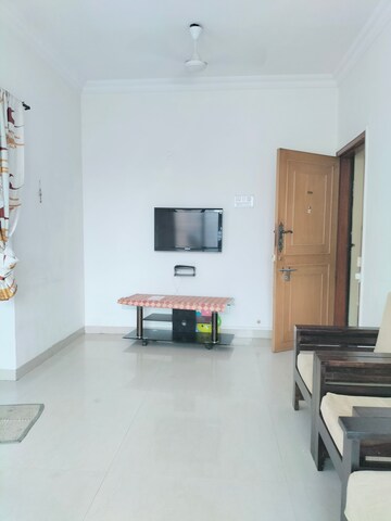 Living Room in 1 BHK Apartment at Raheja Heights Phase 2, Goregaon East – for Rent