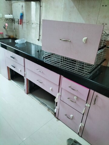 Kitchen in 1 BHK Apartment at Raheja Heights Phase 2, Goregaon East – for Rent