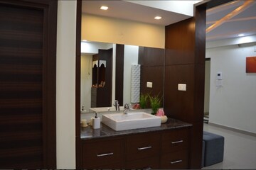 Living Room in 2 BHK Apartment at Theme Ambience Golf View, Gachibowli – for Rent