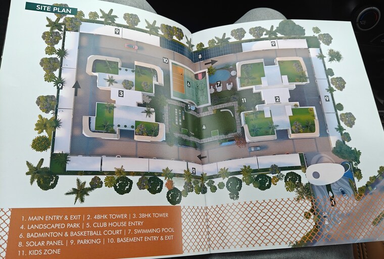 Master Plan, skyline-elevate 3 Bedroom 1700 Sq.Ft. Apartment In Ramgarh Bhudda Zirakpur 8924958