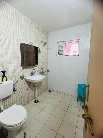 Bathroom in 3 BHK Apartment at UPAVP Ganga Yamuna And Hindon Enclave, Pratap Vihar – for Rent
