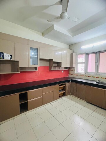 Kitchen in 3 BHK Apartment at UPAVP Ganga Yamuna And Hindon Enclave, Pratap Vihar – for Rent