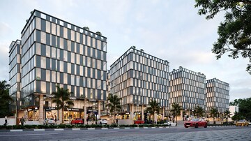  Office Space – Exterior View View at Mansarovar - for Sale