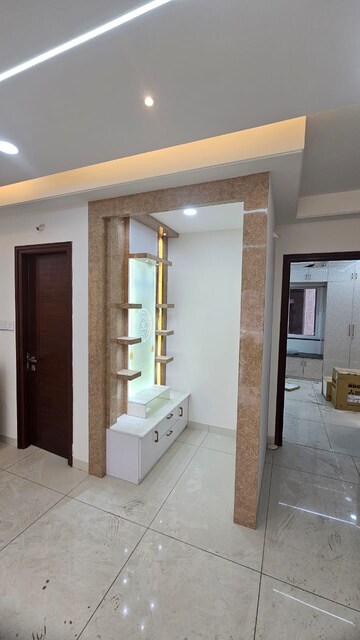 Building Lobby in 4 BHK Apartment at Aparna Luxor Park, Kondapur – for Rent