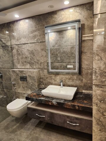 Bathroom in 4 BHK Apartment at Igi Airport Area – for Sale