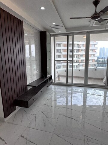 Living Room in 2.5 BHK Apartment at Mantri Lithos, Thanisandra – for Rent