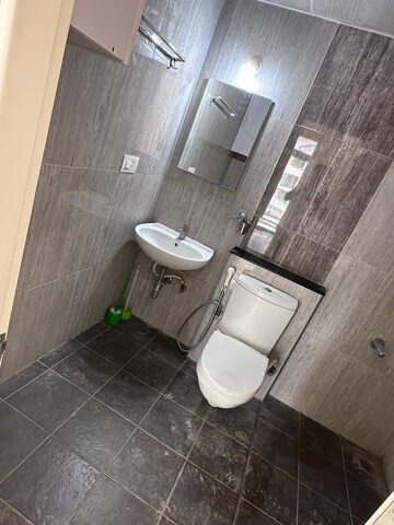Bathroom in 2.5 BHK Apartment at Mantri Lithos, Thanisandra – for Rent
