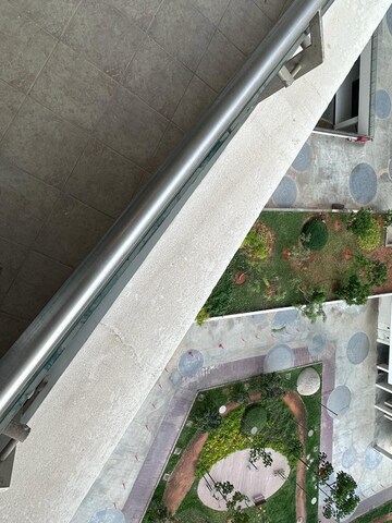 Balcony in 2.5 BHK Apartment at Mantri Lithos, Thanisandra – for Rent