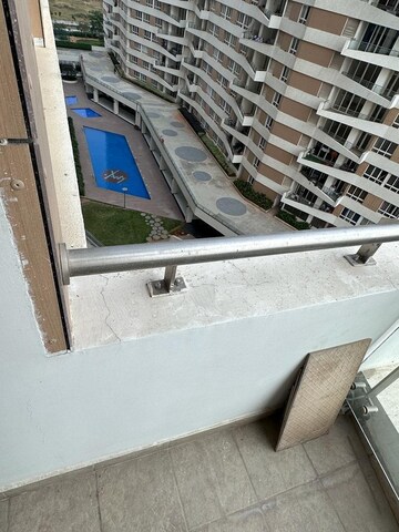 Balcony in 2.5 BHK Apartment at Mantri Lithos, Thanisandra – for Rent