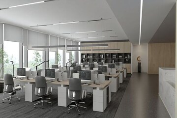 Team Area in  Office Space at Adarsh Park Hadapsar, Hadapsar – for Rent