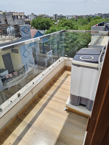 Balcony in 1 BHK Builder Floor at Saket – for Rent