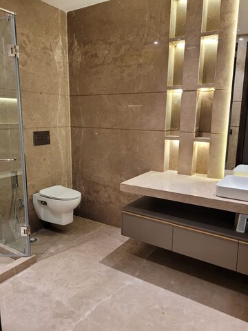 Bathroom in 3 BHK Builder Floor at Dlf Phase iv – for Rent