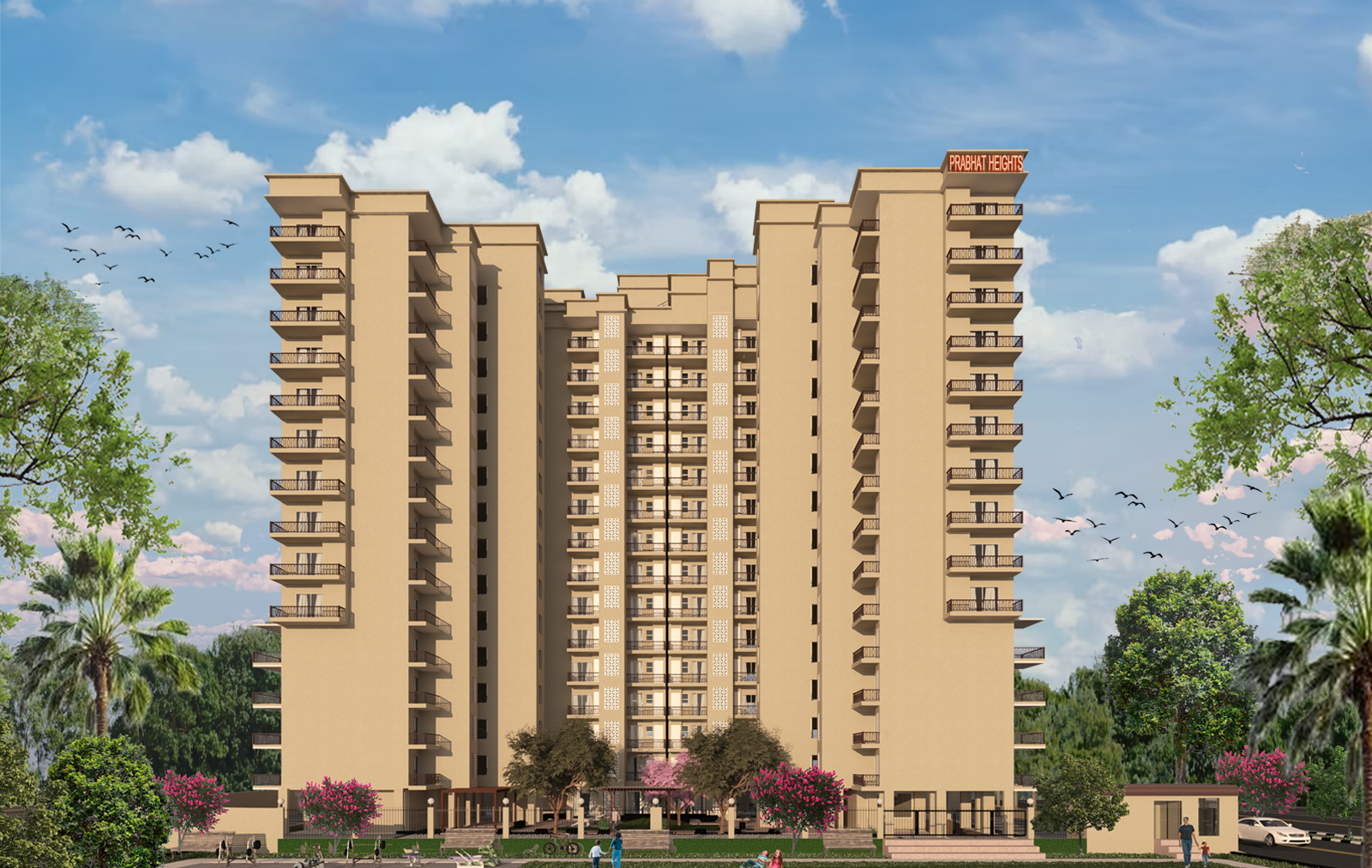 3 BHK 1800 Sq.Ft. Apartment in Forever Prabhat Heights