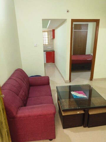 Living Room in 1 BHK Apartment at Electronic City Phase I – for Rent
