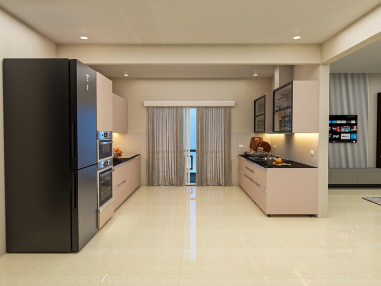Kitchen, forever-prabhat-heights 3 Bedroom 1800 Sq.Ft. Apartment In Dundahera Ghaziabad 8925146