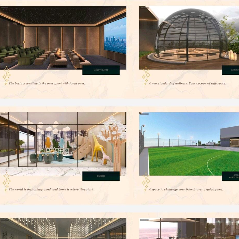 3 BHK + Extra Room 1282 Sq.Ft. Apartment in Bharat Alta Vistas