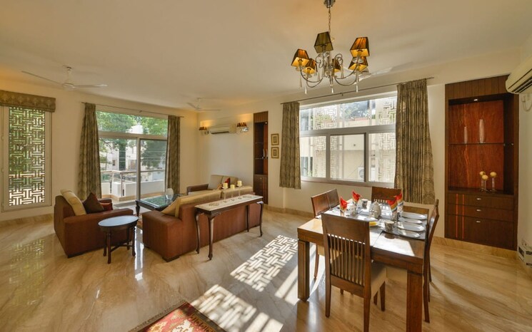 Living Room, panchsheel park 4 Bedroom 4500 Sq.Ft. Apartment In Panchsheel Park Delhi 8925178