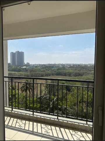 Balcony in 2.5 BHK Apartment at Prestige Misty Waters, Hebbal – for Rent