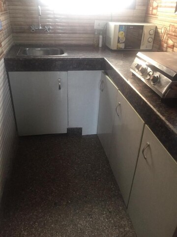 Kitchen in 1 BHK Builder Floor at Malviya Nagar – for Rent