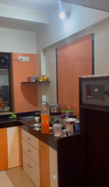 Kitchen in 2 BHK Apartment at Shree Rajhans Complex, Morya Nagar – for Rent