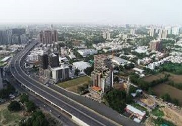  Office Space – Exterior View View at Shivam Trade Center, Ambli - for Rent