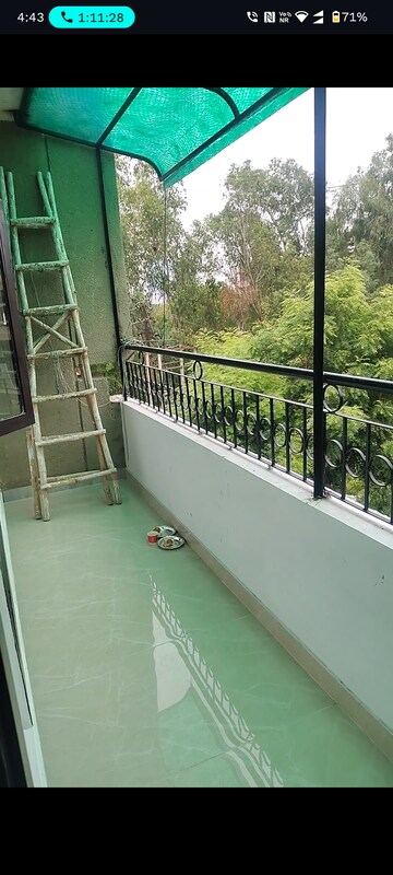 Balcony in 2.5 BHK Apartment at Rail Vihar Sector 30, Sector 30 – for Rent