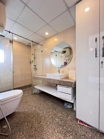 Bathroom in 3 BHK Apartment at ABA Cleo County, Sector 121 – for Rent