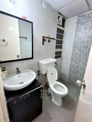 Bathroom in 1 BHK Apartment at Signature Global Golf Greens, Sector 79 – for Rent