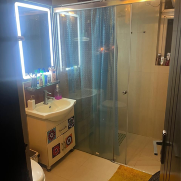 Bathroom in 3 BHK Apartment at CGHS Sahyog Apartments, Sector 56 – for Rent