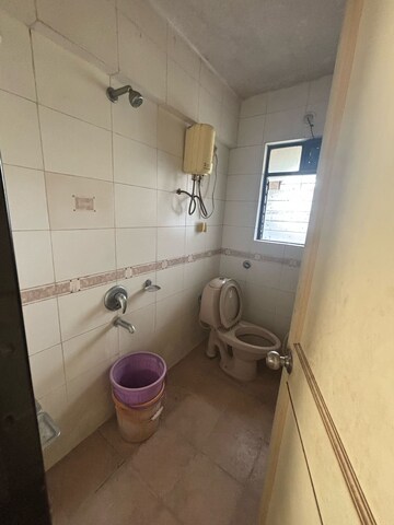Bathroom in 3 BHK Apartment at Sonigara Kesar, Wakad – for Rent