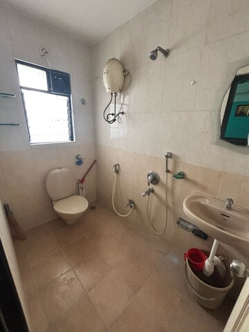 Bathroom in 3 BHK Apartment at Sonigara Kesar, Wakad – for Rent