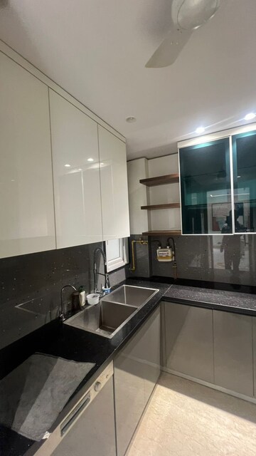 Kitchen in 3 BHK Builder Floor at Jangpura – for Rent