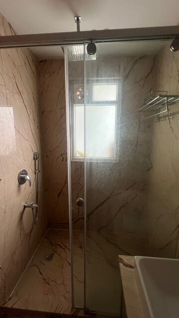 Bathroom in 3 BHK Builder Floor at Jangpura – for Rent