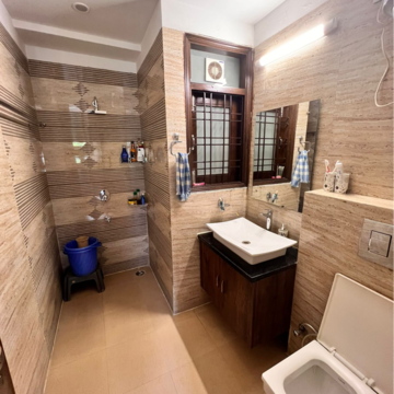 Bathroom in 3 BHK Builder Floor at Sector 56 – for Rent